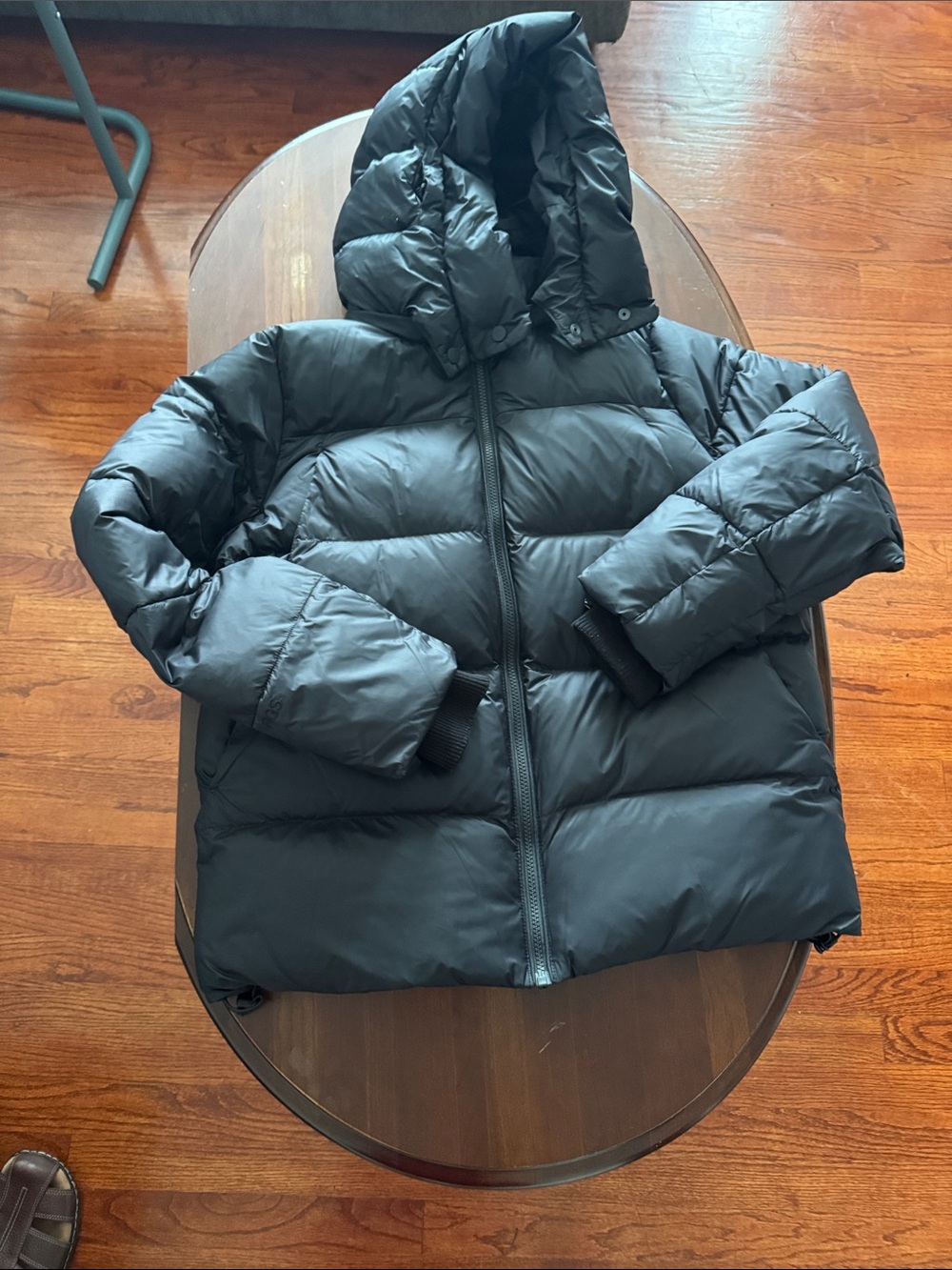 Women’s Black Hooded Puffer Jacket